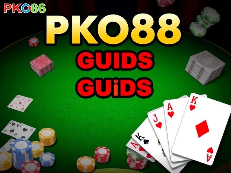 Official promotional website for pko88.com, a licensed online gambling platform offering casino games, sports betting, and poker with competitive odds and secure transactions.